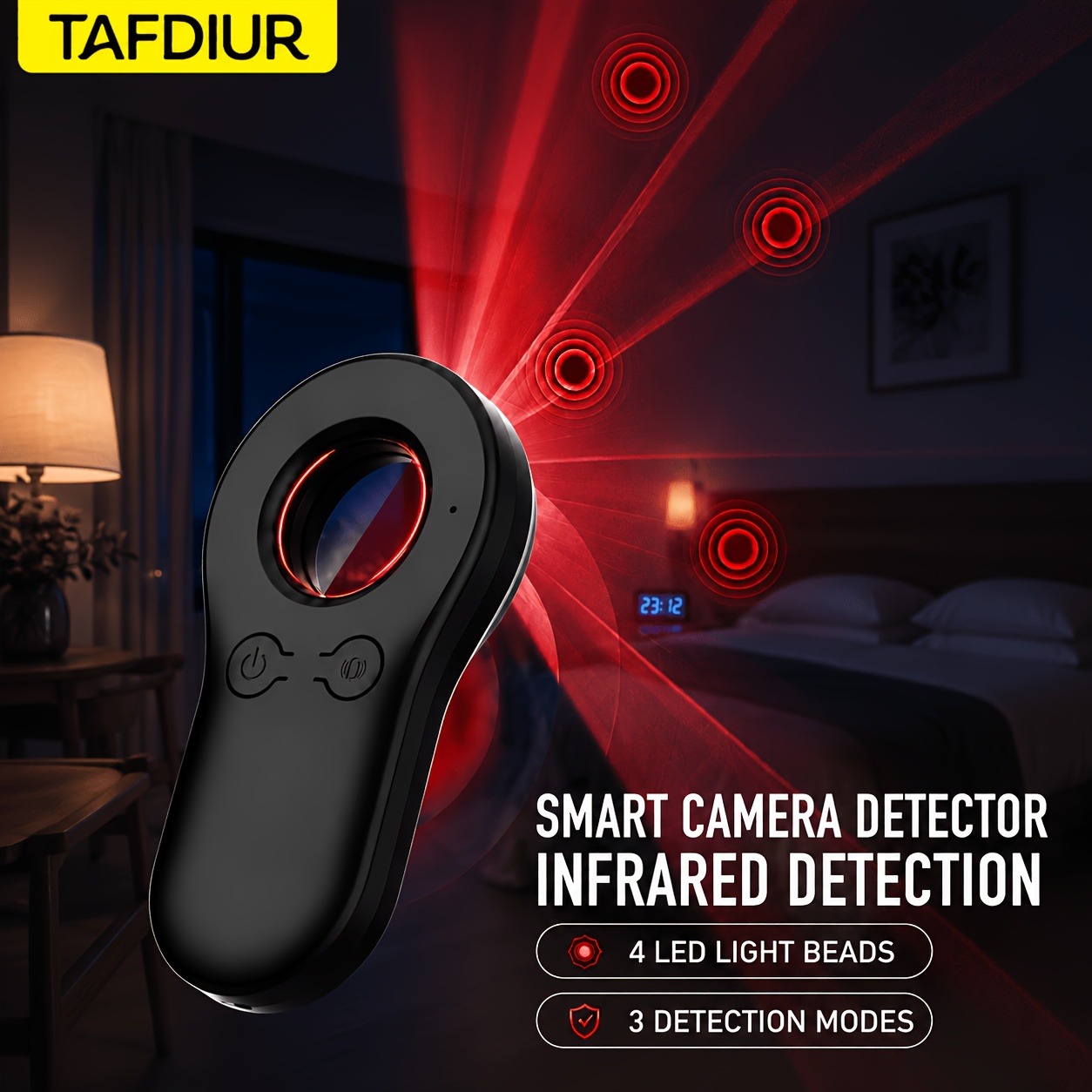 Tafdiur 1-Piece Abs Material B - Home Security Front Door Camera recension och pris
