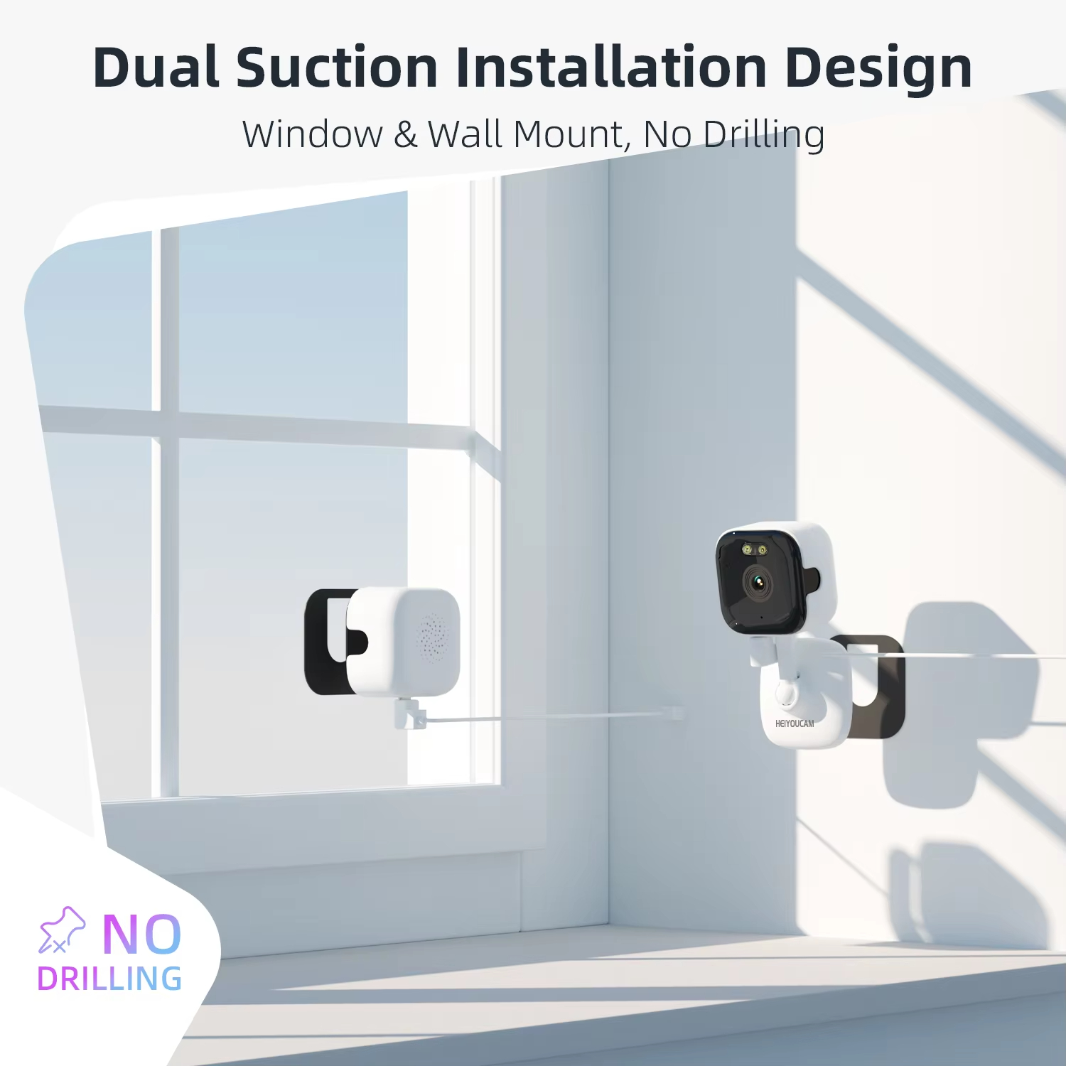 4K Window Camera 5GHz WiFi Ind - Home Security Robot recension och pris