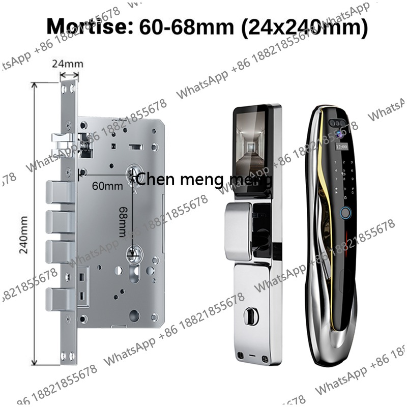Security Fingerprint  Card Unl - Home Security Front Door Camera recension och pris