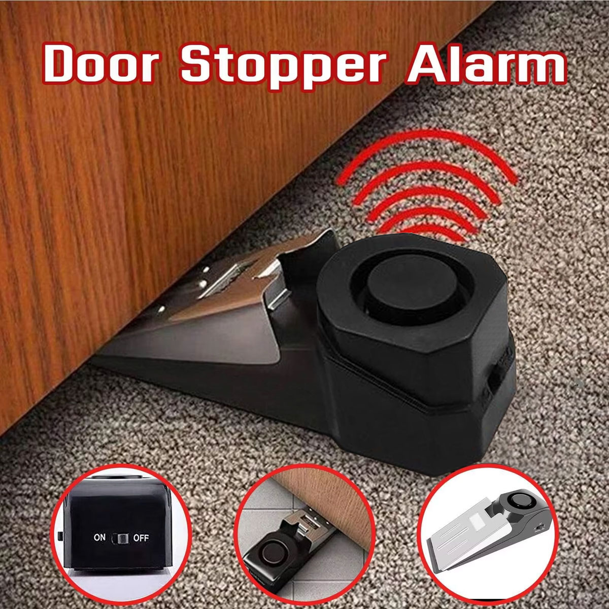 Wireless Door Stop Alarm Syste - Sim Gsm Alarm recension och pris
