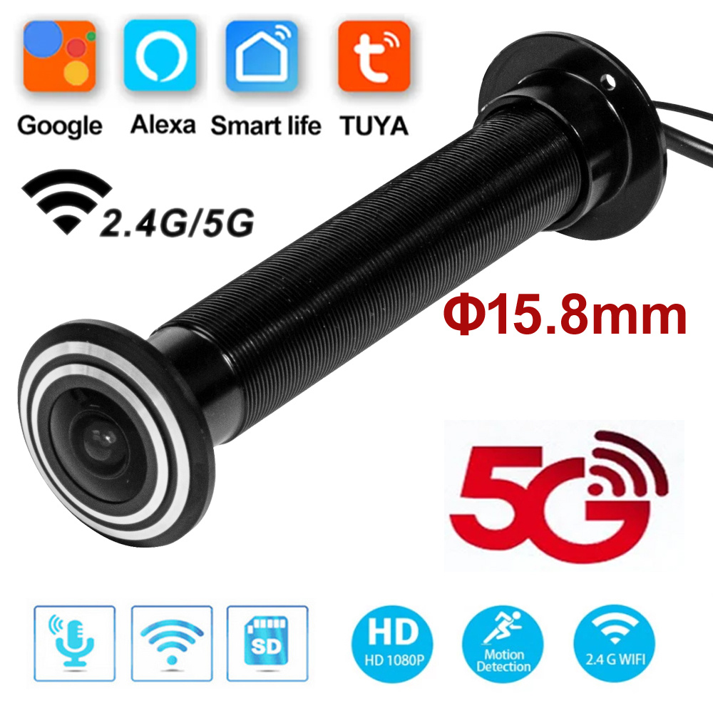 5G 2.4G WIFI 16MM Tuya Wifi Do - Home Security Front Door Camera recension och pris
