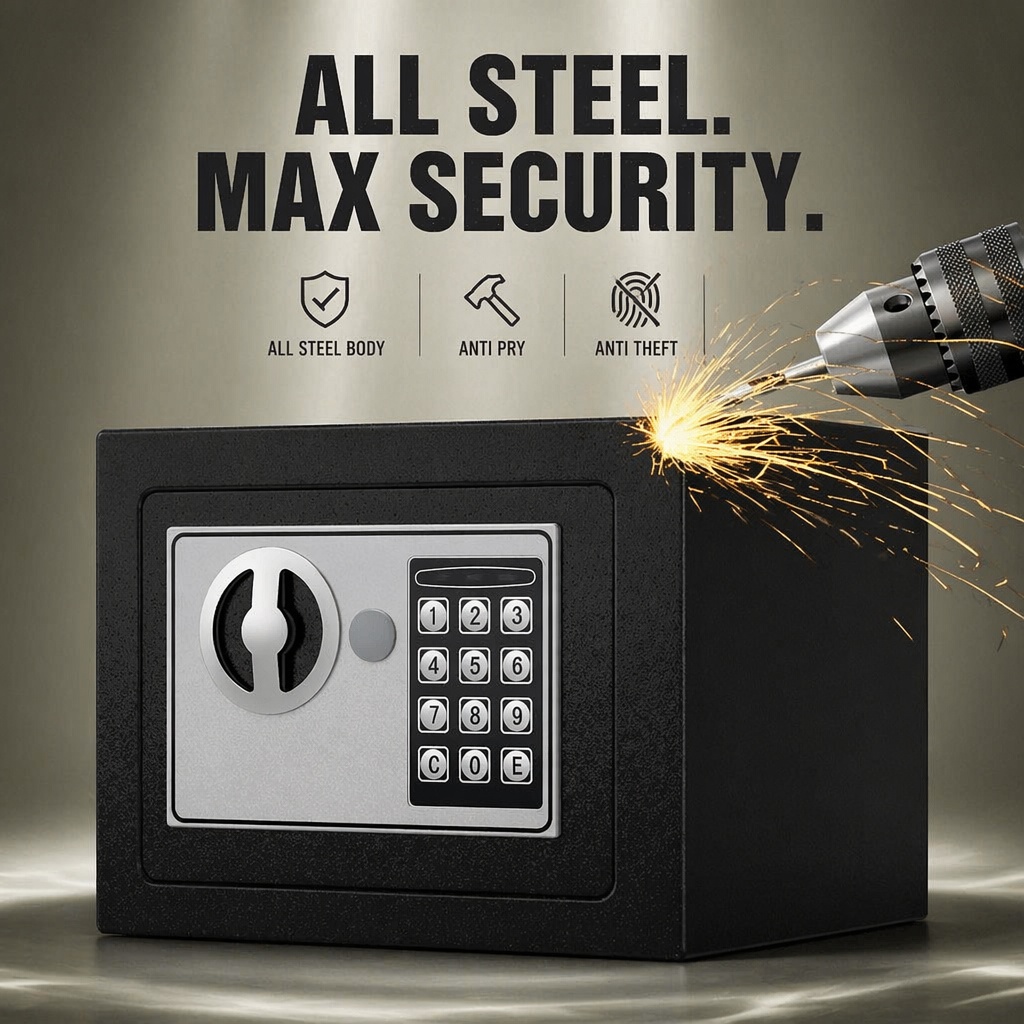 All Steel Electronic Digital K - Home Security Items recension och pris