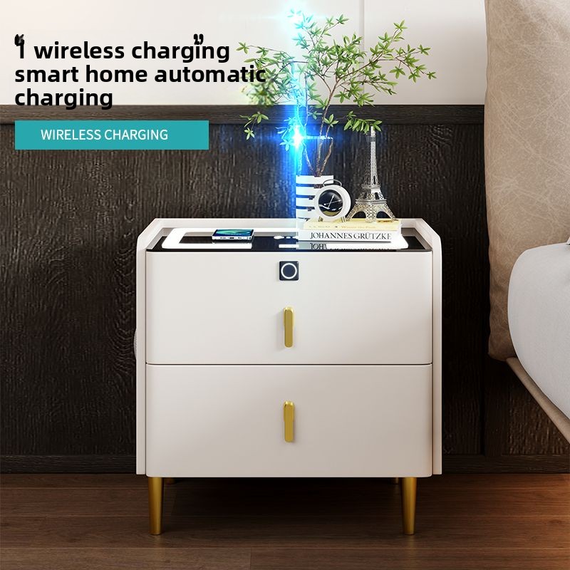 Smart Bedroom Nightstand Furni - Home Security America recension och pris