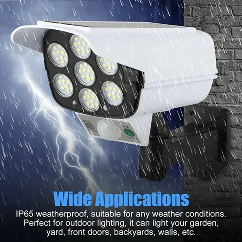 1-2Pack 77LED Solar Motion Sen - Home Security Flood Lights recension och pris